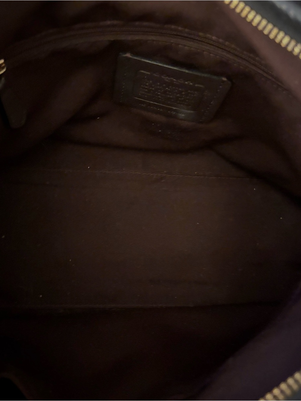 Coach Black Pebbled Leather Shoulder Hobo with Gold Hardware - Picture 4 of 11